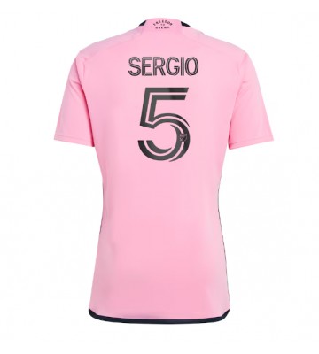 Inter Miami Sergio Busquets #5 Primera Equipación 2024-25 Manga Corta